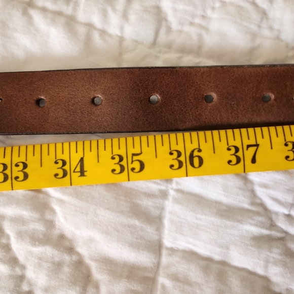 Genuine Leather Embroidered Belt Size L - Picture 13 of 14